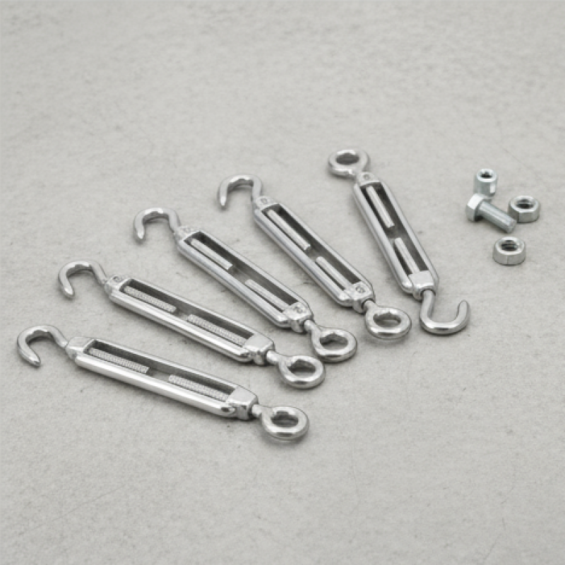 High Quality Custom Anchor Construction Stainless Steel Eye Hook Open Body Turnbuckle Bolt with Hook