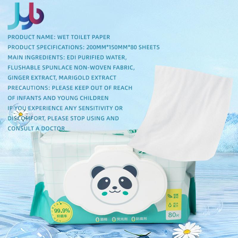 Pregnant Women's Wet Toilet Paper Natural Wood Pulp