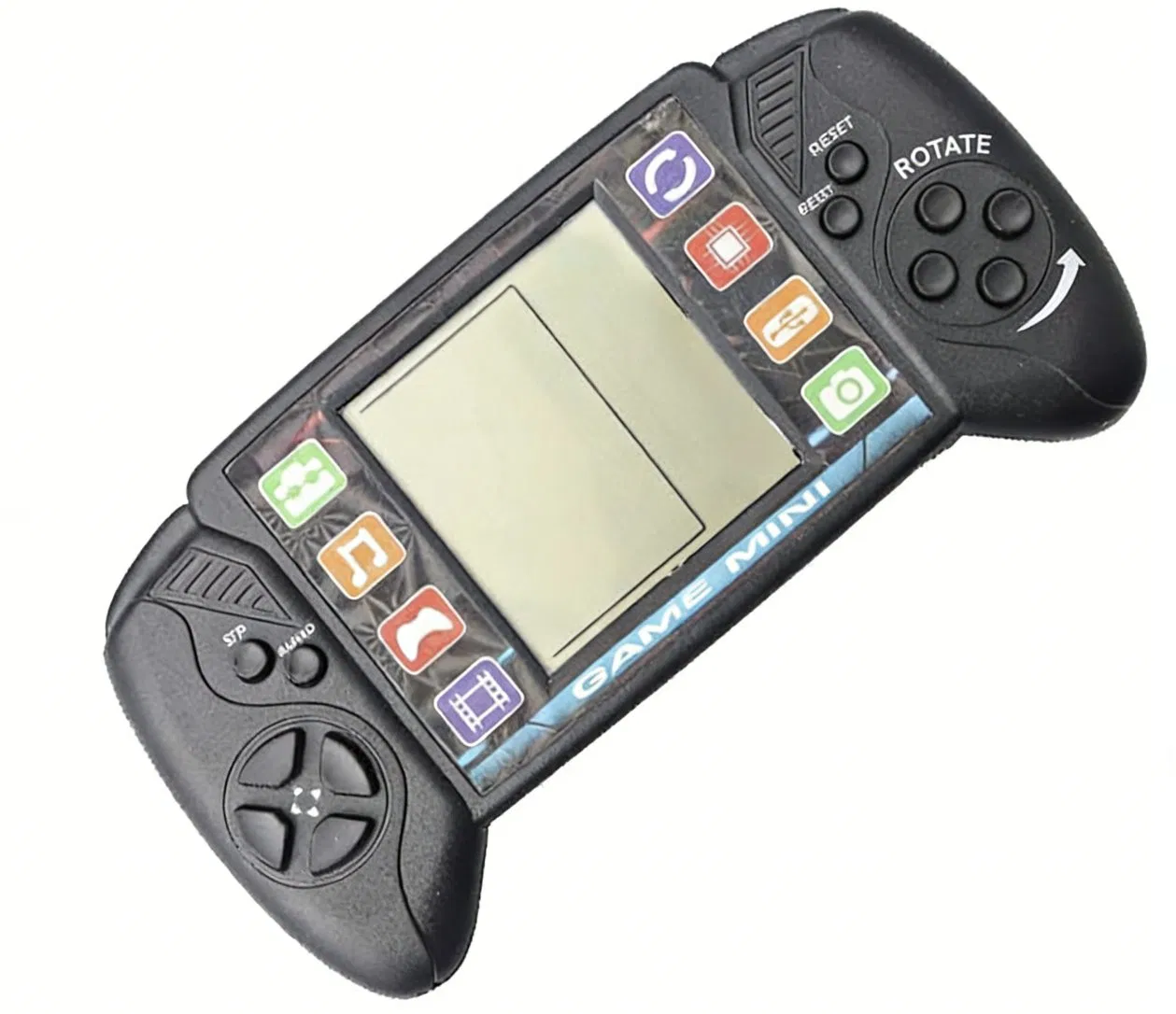 Детская игровая консоль с блоками, цветной экран