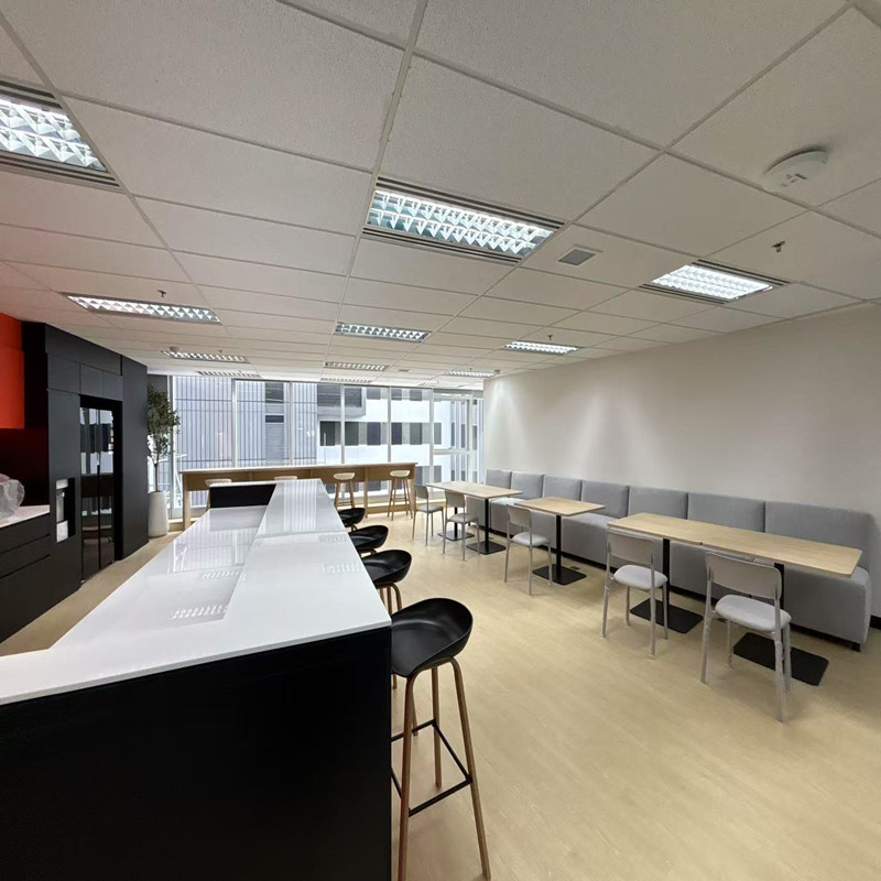 Interior Deco Wood Tile Plastic Glue Down Floor Lvt/Lvp/Spc/ PVC/ Vinyl Flooring