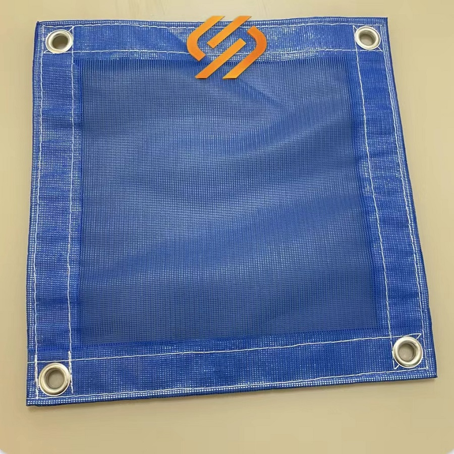 250d /24X24 130g Fire Retardant PVC Mesh Sheet for Construction Scaffolding Safety Net 1.8X3.6m