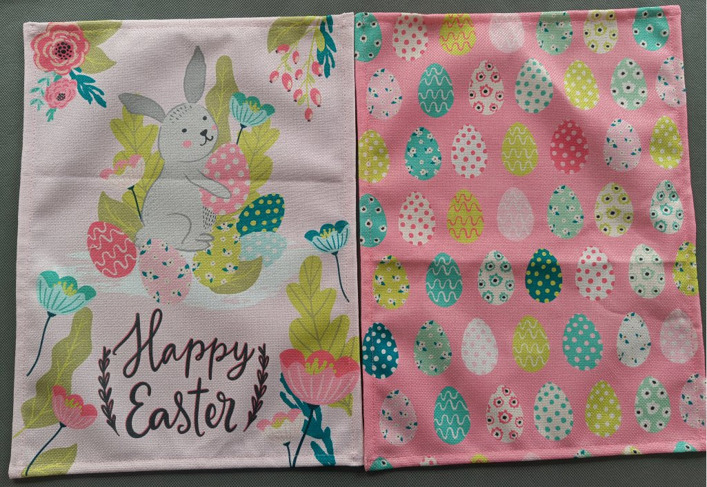 Custom Digital Print Easter Egg Mat Tea Towel Used for Easter
