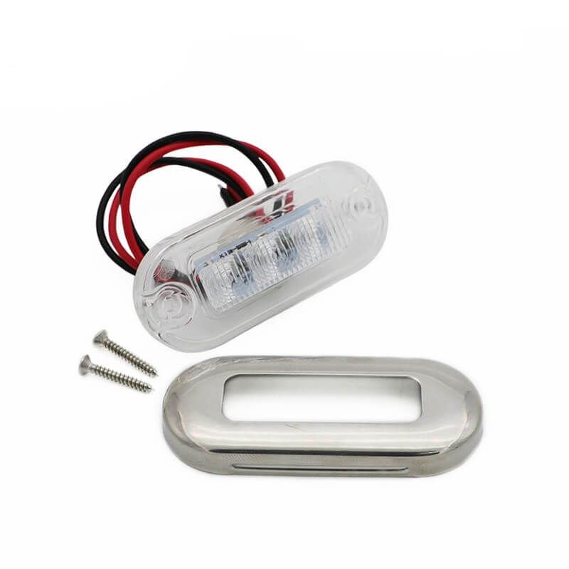 12V IP68 LED Clearance Marker Light for Trucks, Trailers, and Marine Use