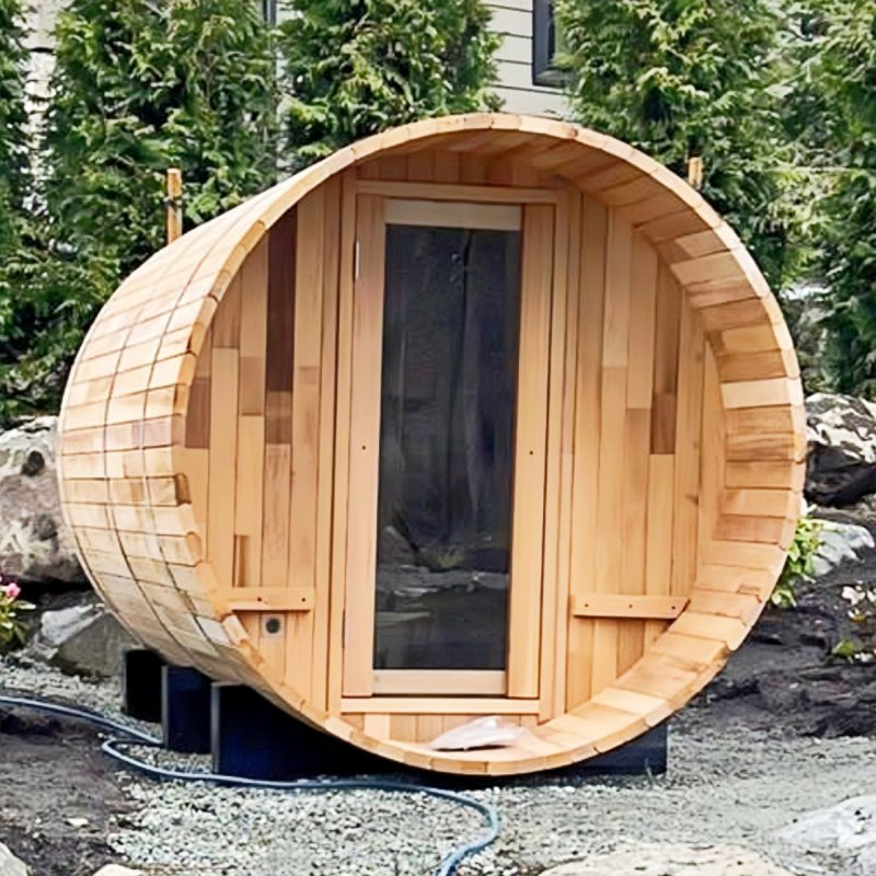 Портативная уличная сауна из дерева