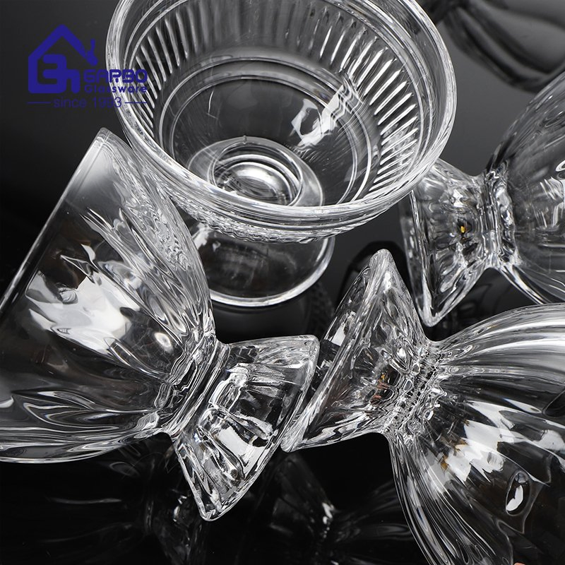 High White Glass Ice Cream Bowl for Sundae Bowls Dessert Yogurt Snacks Serving