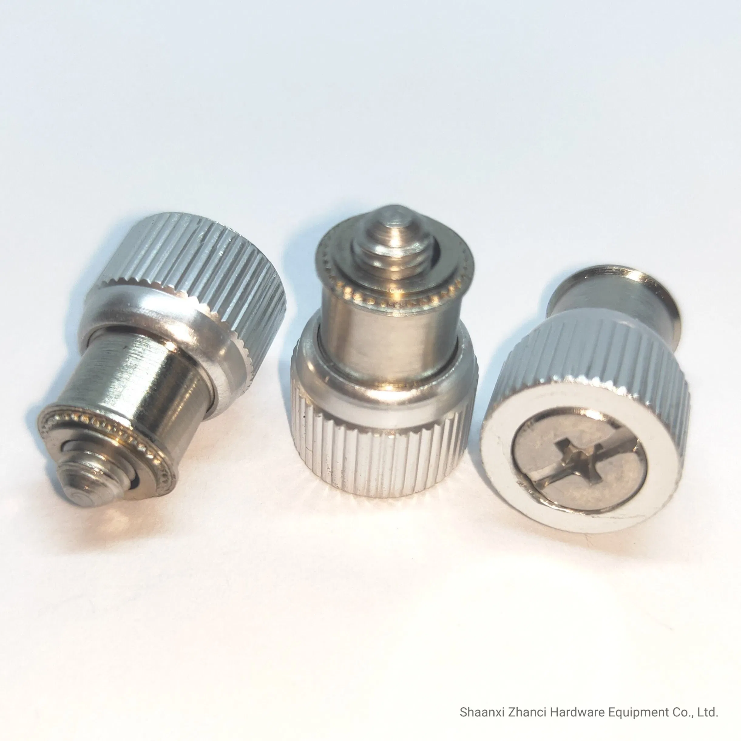 Stainless Steel Spring Loaded M3 M4 M5 M6 PF11 PF30 PF31 PF50 Pfc2p Self Clinching Captive Panel Screws for Sheet Metal