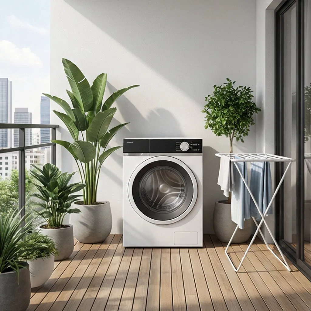 Crown Big Door Inverter Motor Washing Machine with Dryer