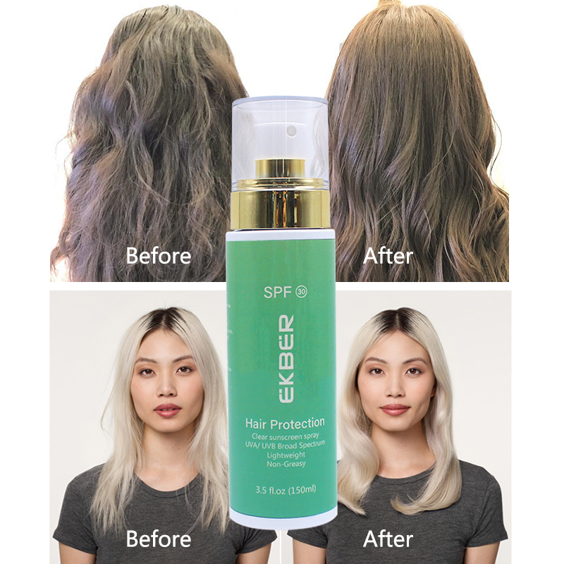Hot Sale Sun Protection Spray Organic Nourishing SPF 30 Hair Sunscreen Mist Heat Protection Hair Sunscreen Spray 150ml