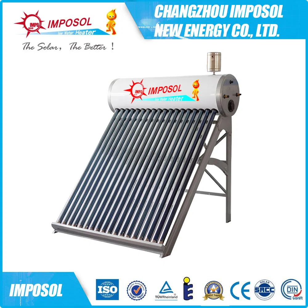 Best Price Compact Unpressurized 100L Solar Water Heater