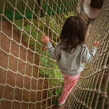 High Tensile Anti-Aging Adjustable HDPE Outdoor Climbing Net for Sports Hall