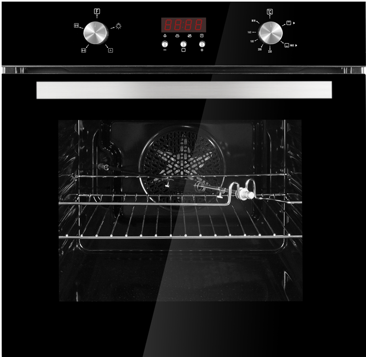 Touch Control Digital LED Built in Gas and Electric Oven