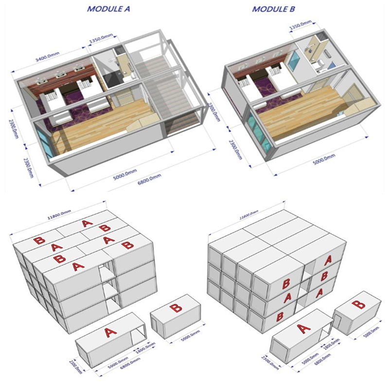 Steel Structure Container Prefab Office