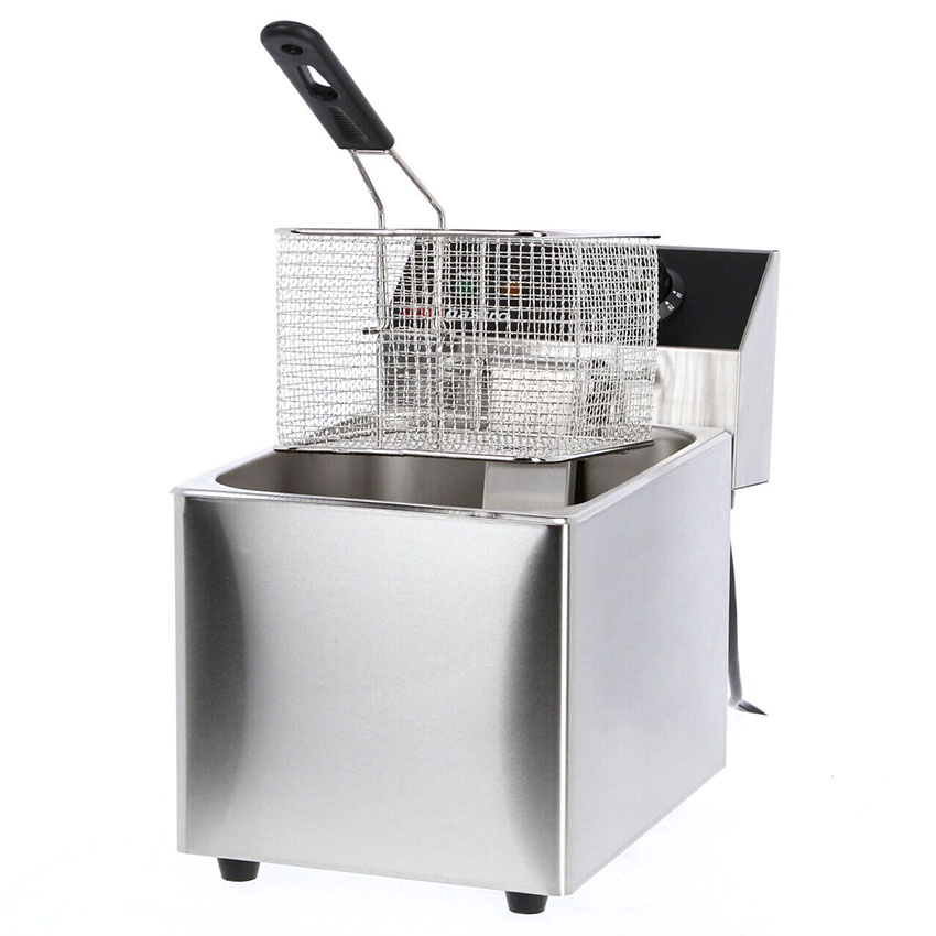 Commercial 4 Gallon Liquid Propane Gas Outdoor Deep Fish Fryer with Mobile Stand Efk343-8