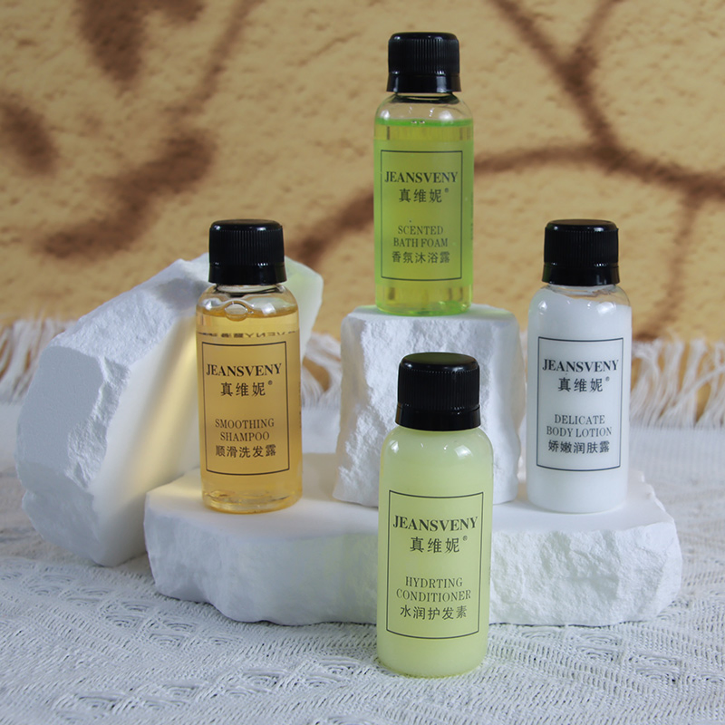 Factory 30ml Bottle Travel Shower Gel Hotel Toiletries Set OEM Hair Shampoo