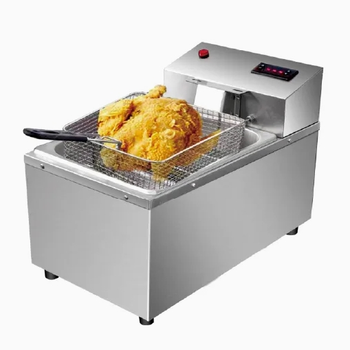 Stainless Steel Commercial Electric Potato Deep Fryer for Restaurant Hotel Food Shops