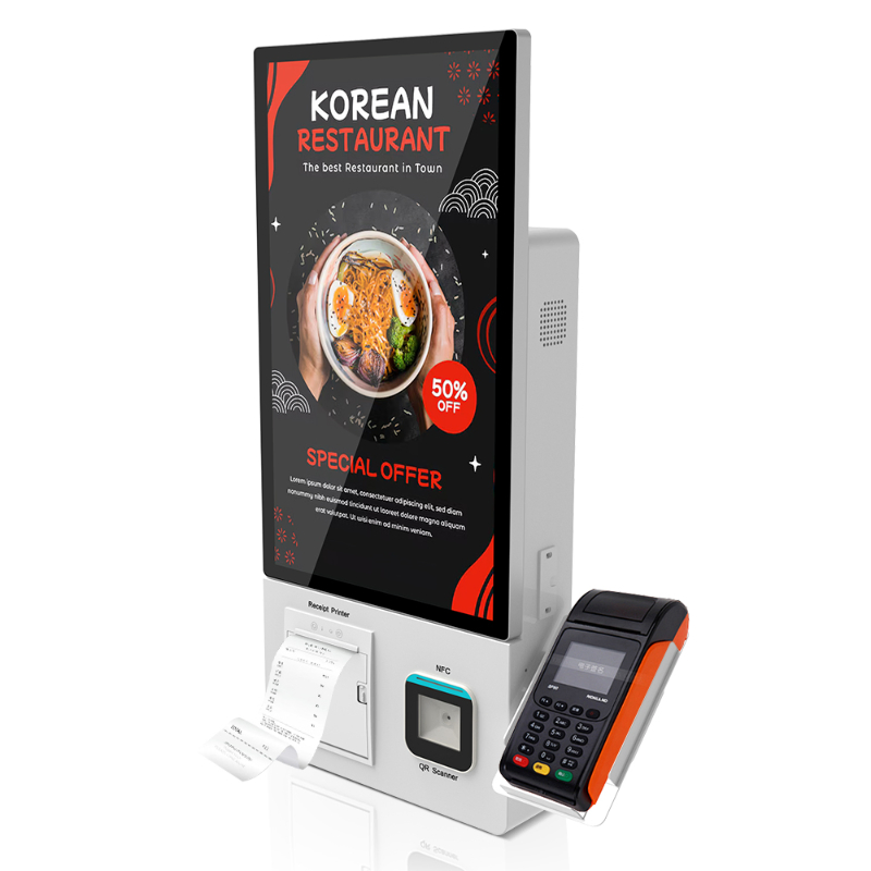 High Performance 1920X1080 Resolution Ethernet Indoor Queuing Payment Kiosks