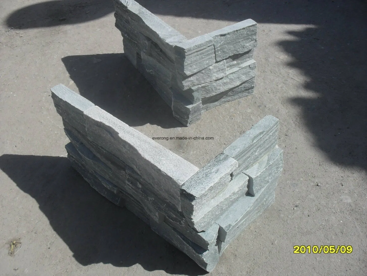 Natural Pink/Green /Black/Rusty Slate Veneer Culture Stack Corner Stone for Wall Cladding