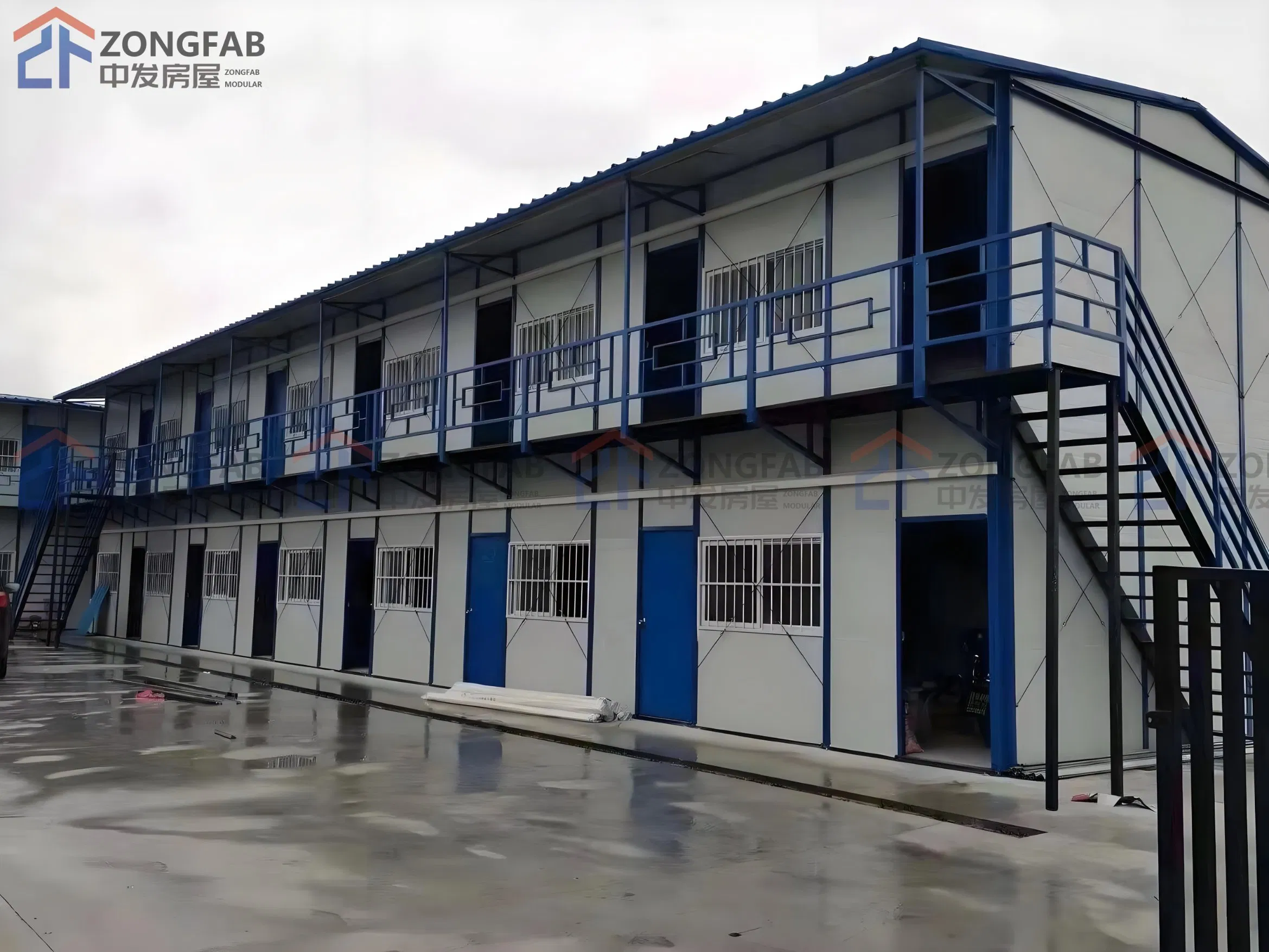 Rock Wool EPS Weather Resistant Wind Resistant Thermal Insulation Foam Sandwich Panel Board House