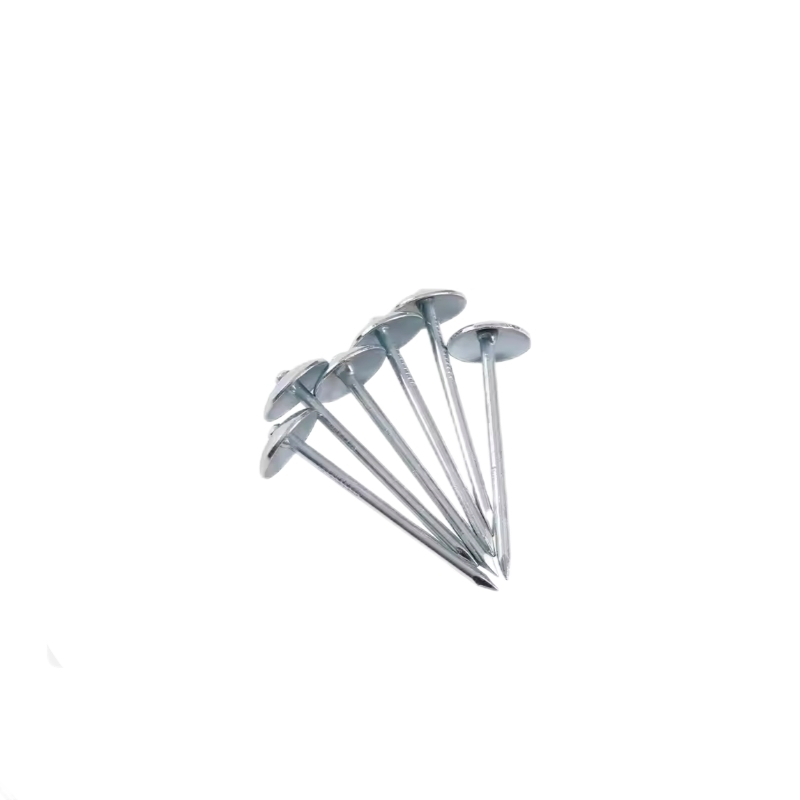 Galvanized Mushroom Head Asbestos Tile Corrugated Nails Umbrella Head Smooth Shank Roofing Nail