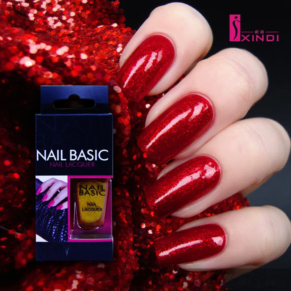 Quick Dry High Pigment Pearl Nail Polish in Color Paper Box