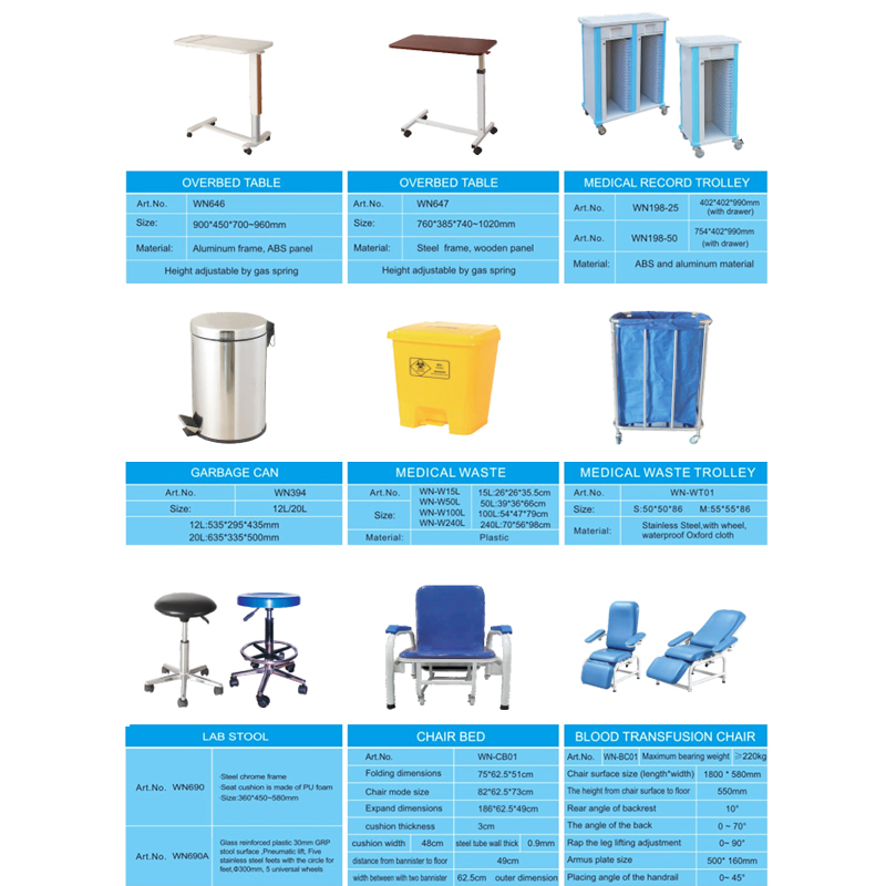 Тележка для медицинских отходов с сумкой из оксфорда