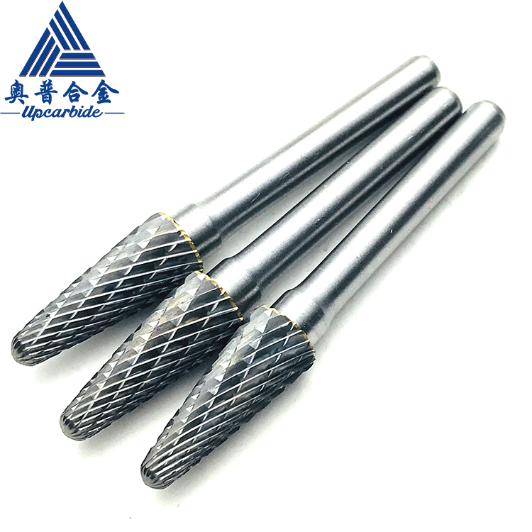 Rotary Burrs for Grinders, Dental Drills and Many Rotary Tools Standard and Non Standard Sizes Solid Carbide Cylindrical Rotary Burrs with Radius Cut