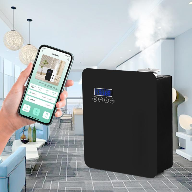 Wall Mounted Aroma Oil Diffuser Home Fragrance Oil Diffuser Scent Machine Control Aroma Diffuser