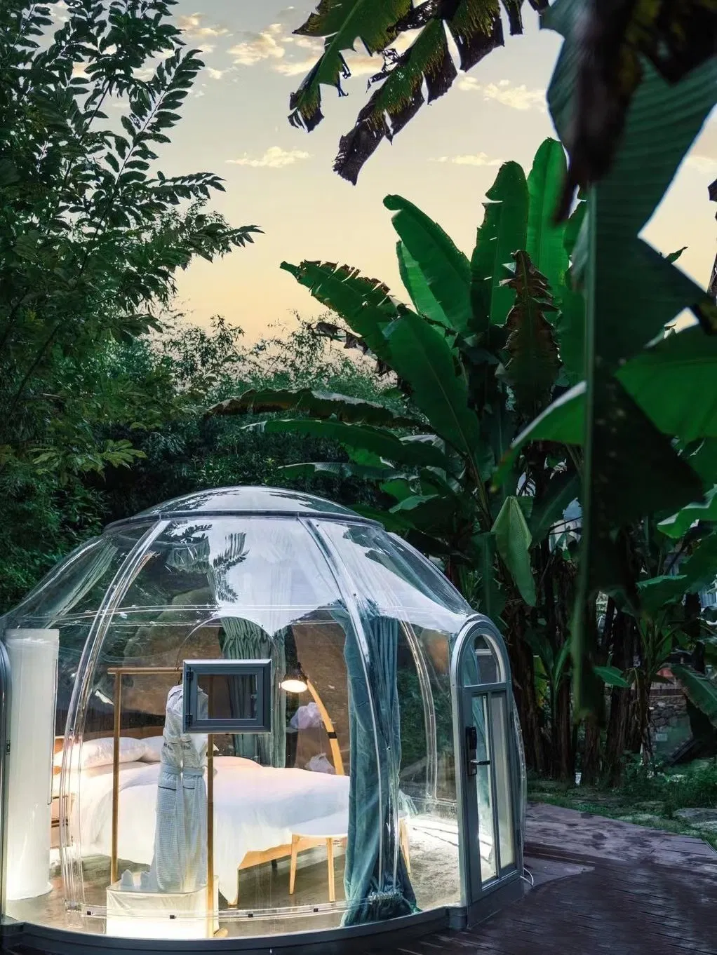 Dome Star View Outdoor Polycarbonate Modular Transparent Bubble Dome Tent House Ys5