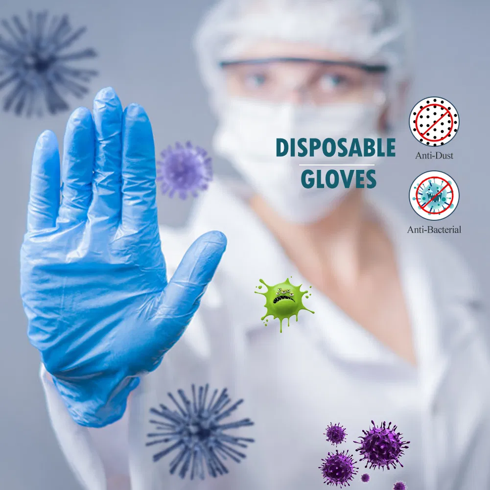 Excellent Quality Disposable Nitrile Examination Gloves ISO Approved
