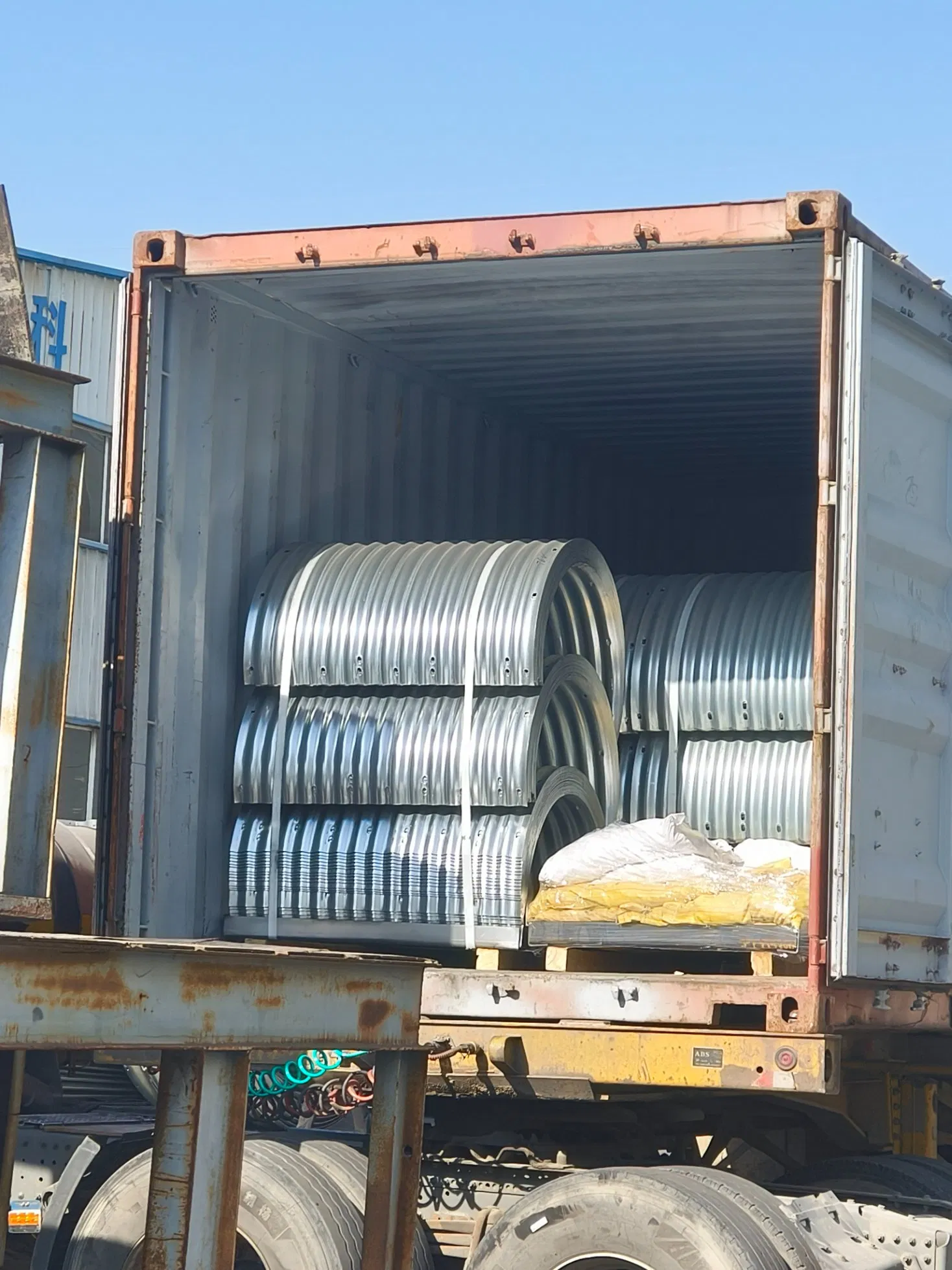 Large Diameter Helical Corrugated Steel Pipe Galvanized Road Drainage Bridge Culvert