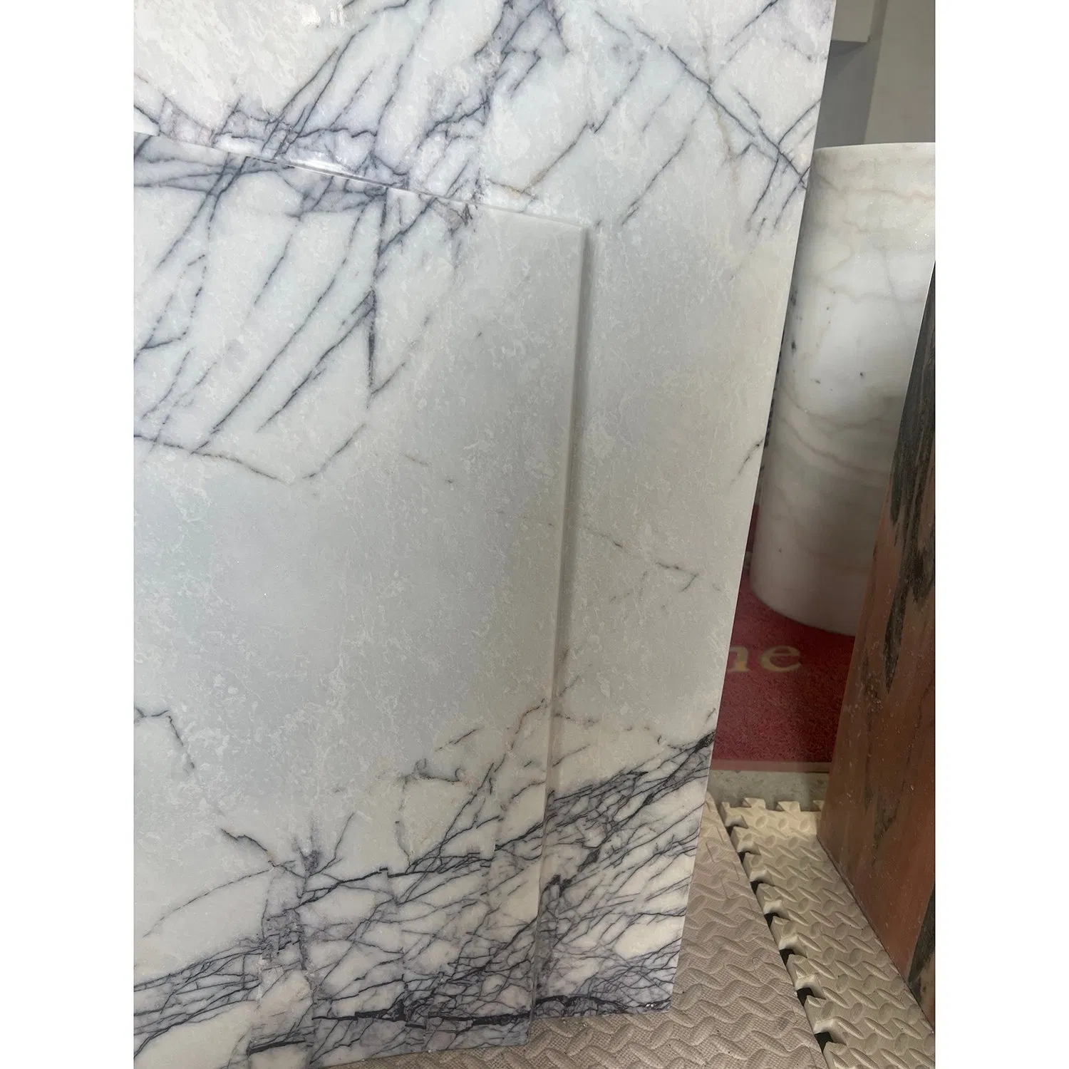 Modern Natural Stone Marble Irregular Shape Sink Countertop Washbasin for Bathroom