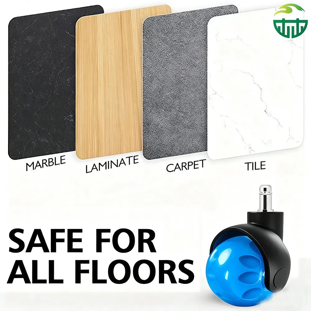 PU Universal Office Chair Casters PP Material Ball Caster Wheel for Sofa for Dining School Use