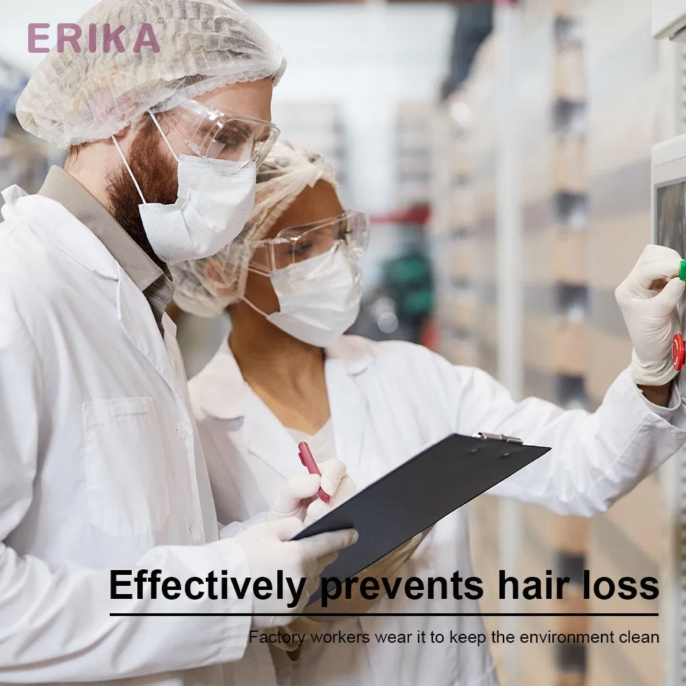 Disposable Hair Net Food Factory / SPA / Personal Care Head Cover Elastic Non Woven Disposable Clip Cap Mob Cap