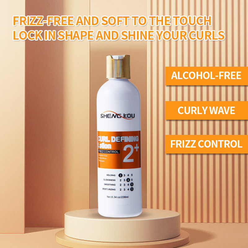 Private Label Fruit Smell Extra Strong Hold 8.34oz/236ml Alcohol-Free Curly Wave Curl Enhancers Hair Lotion