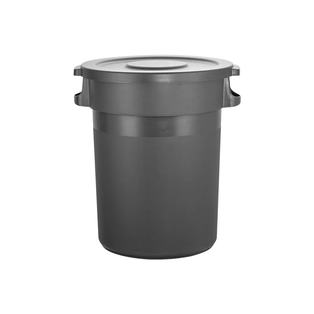 Waste Bins with Lid Outdoor Garbage Trash Can Big Bin Waste Container