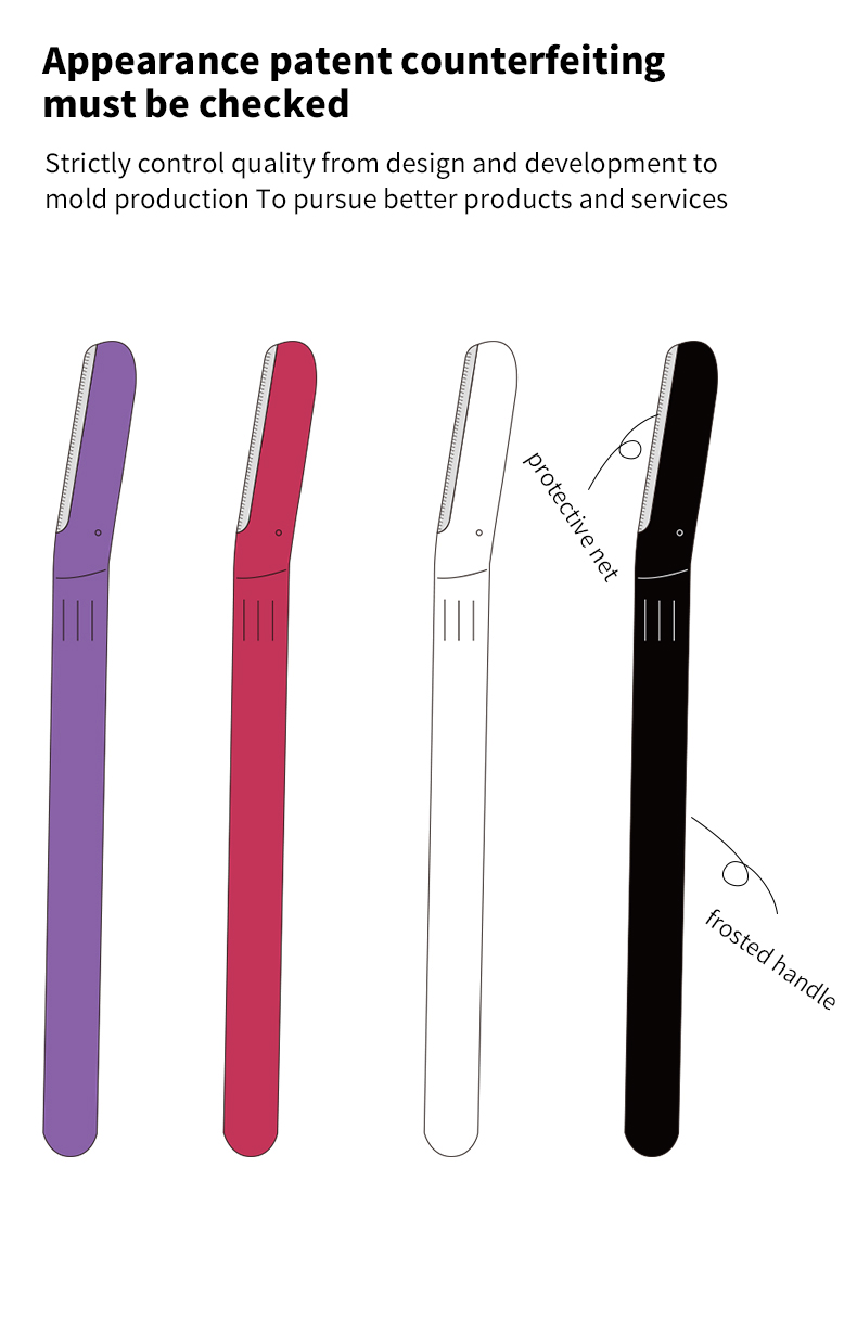 Premium Stainless Steel Eyebrow Shaper for Flawless Brows