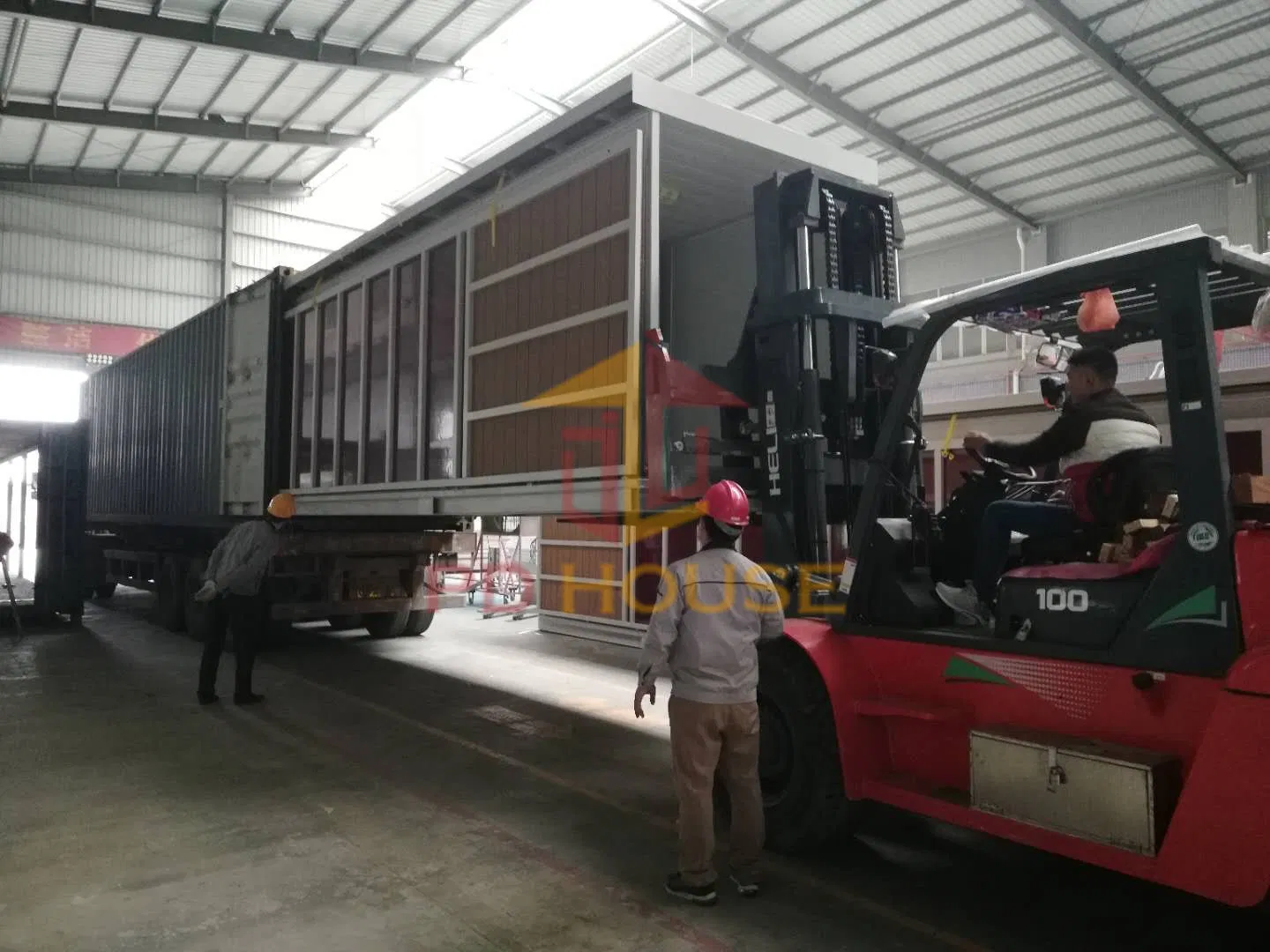 Portable Temporary Steel Frame Prefabricated Office Building