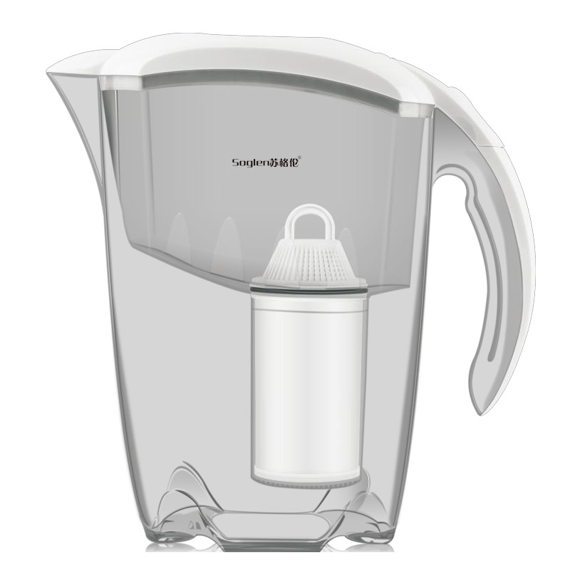 2.5L Activated Carbon Resin Filtered Purifier Water Filter Jug Pitcher Portable Bottles with Filter