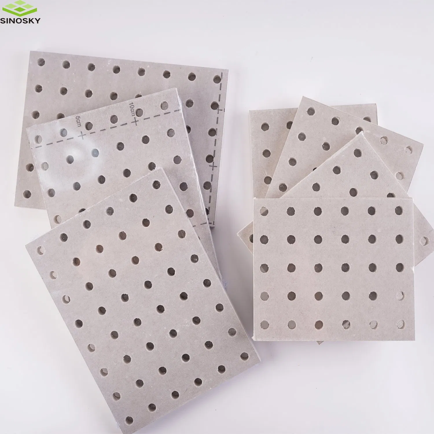 Partition Drywall Plasterboard Perforated Acoustic Gypsum Board Low Price
