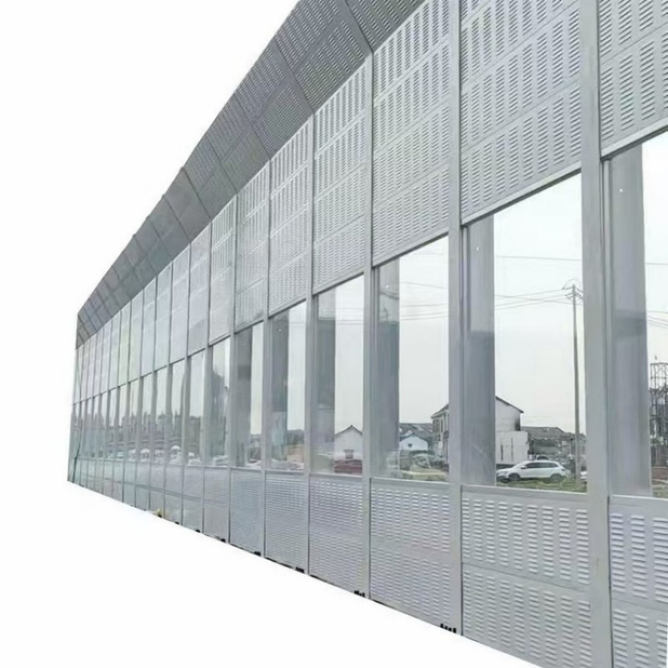 Modern Design Anti-Noise Polycarbonate Sound Barrier Panel Transparent Sound Barriers for Highway Application