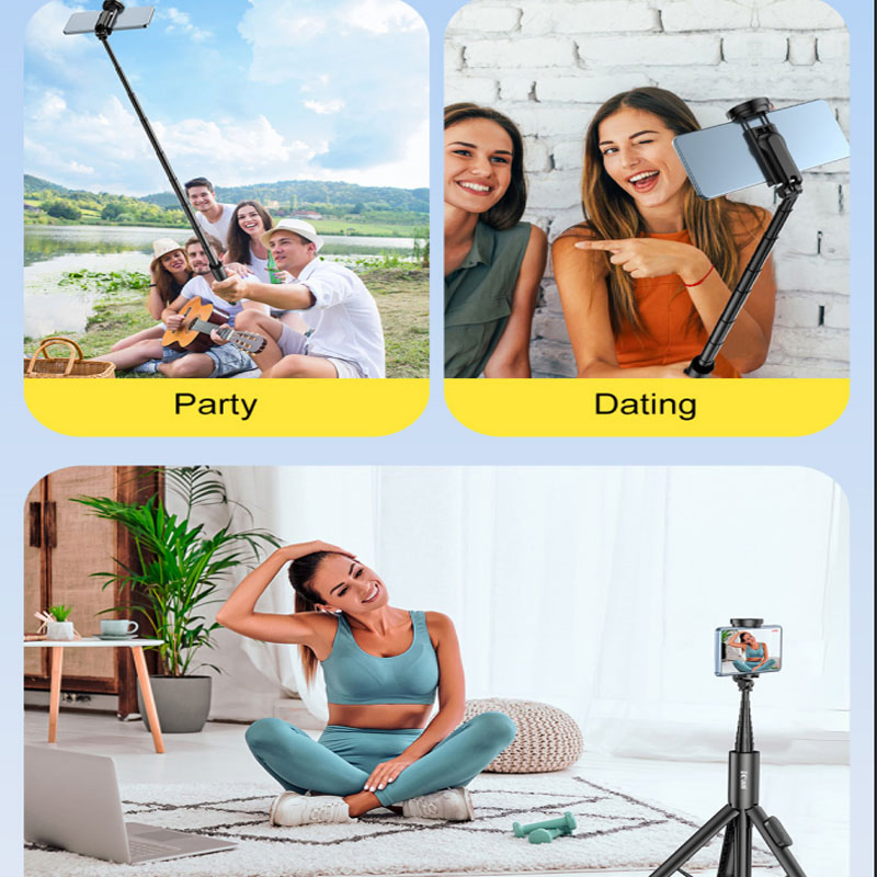 Портативный монопод для селфи с Bluetooth и штативом