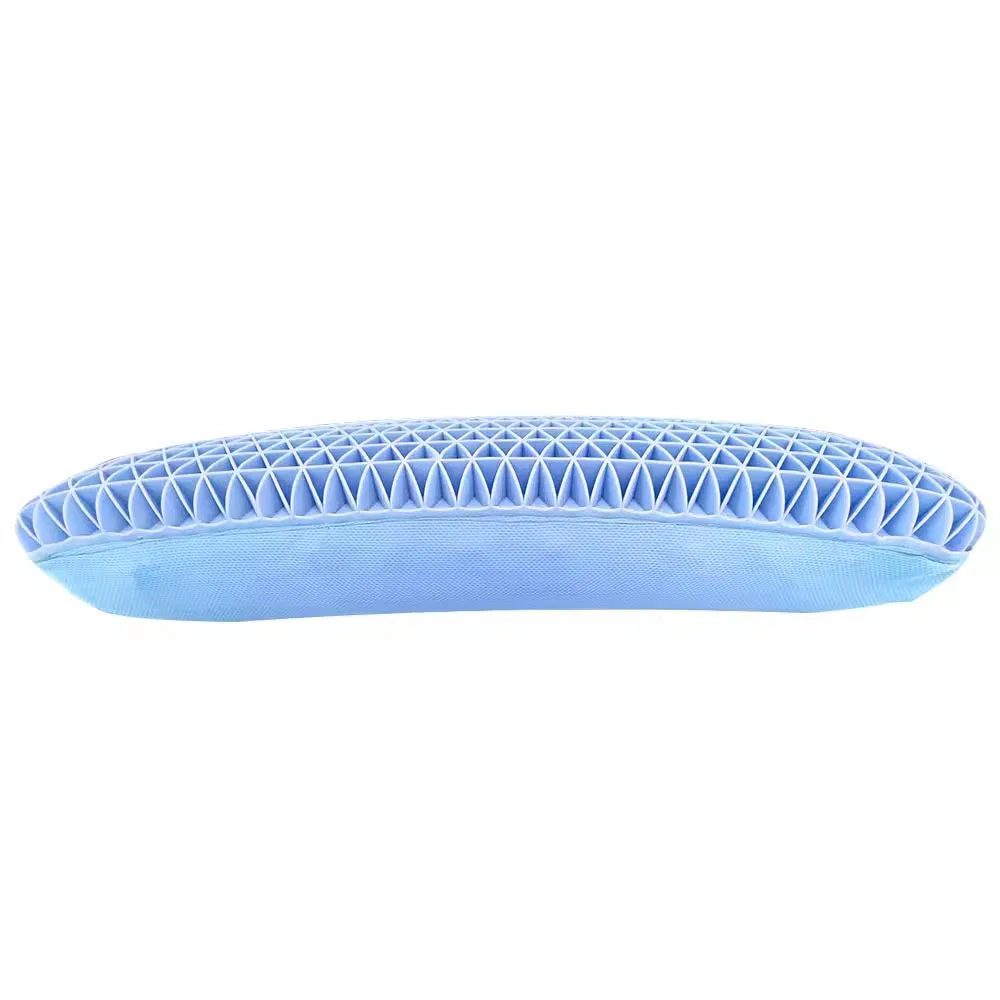 China Supply Pillow TPE Gel Grid TPS SEBS Silicone Hyper Elastic Polymer Memory Foam Latex Pillow Poe 4D Air Fiber Sponge Gel Pad Mattress Topper TPE Pillow