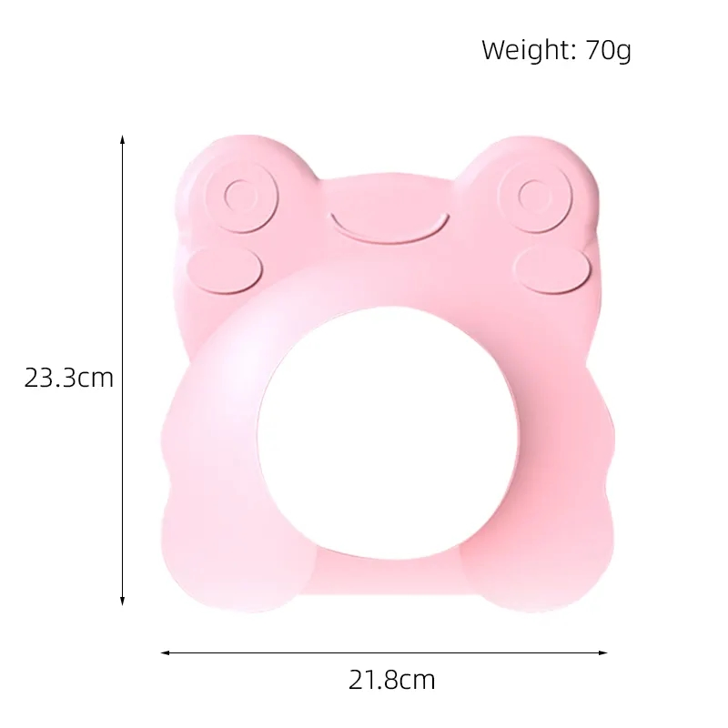 Factory Outlet Kids Wash Soft Adjustable Baby Silicone Shampoo Shower Cap