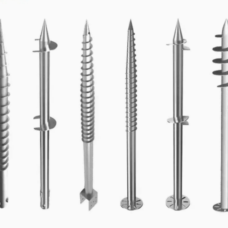 Use in Gravel and Clay Screw Piles Suitable High Strength and Corrosion-Resistant Easy and Secure Installation