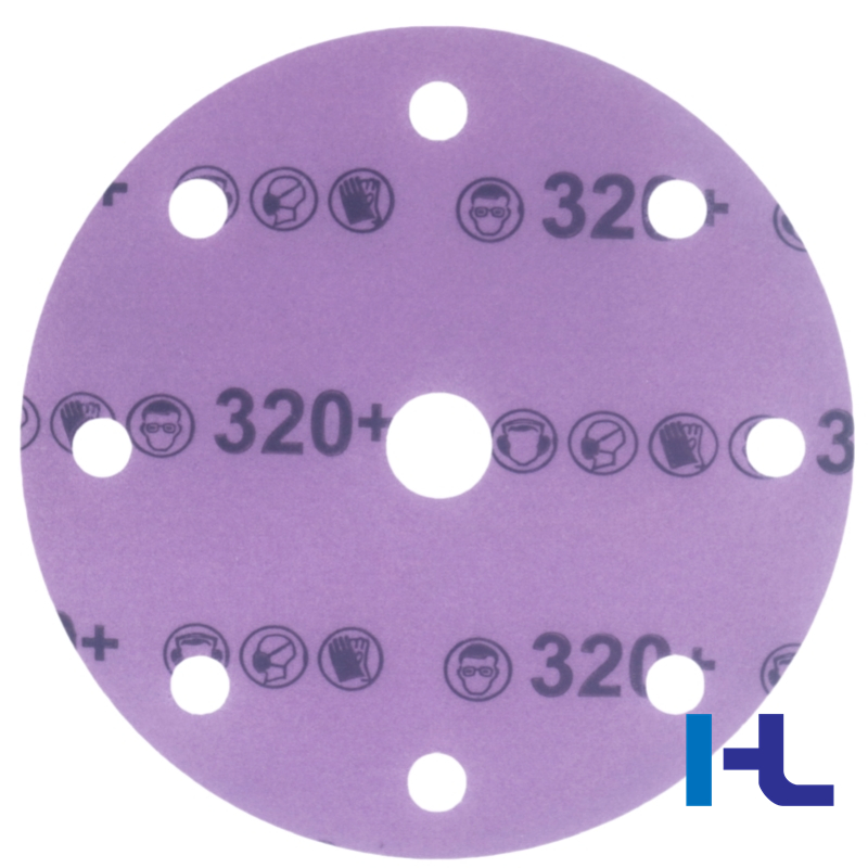 150mm Water Proof Film Abrasive Sand Sanding Disc with Hook & Loop Backing, P80-P2500 for Auto Body Finishing