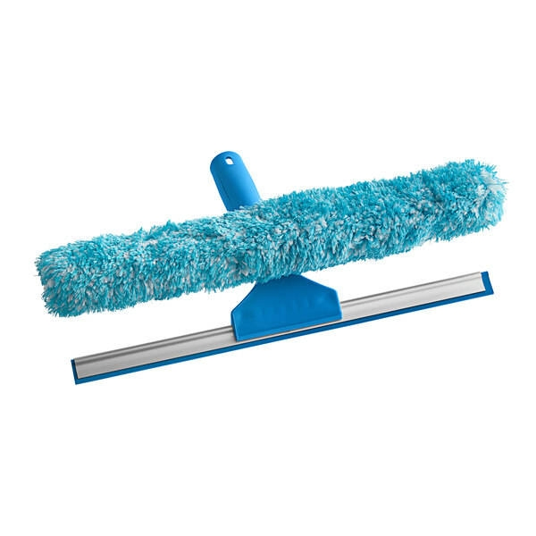 14 Inch Microfiber Combi-Squeegee Scrubber 2 in 1 Window Squeegee and Window Washer Set