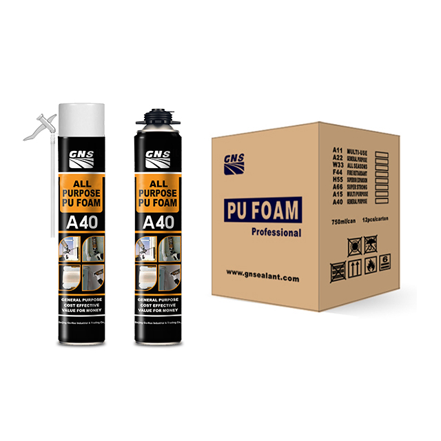 OEM Factory Waterproof Expanding PU Sealant Spray Filling Polyurethane Foam 750ml PU Foam