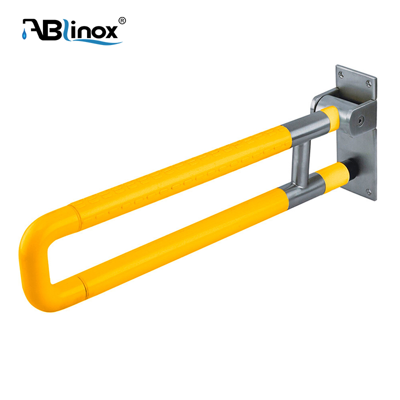 Stainless Steel 304 Bathroom Barrier Free Rubber Grab Bar