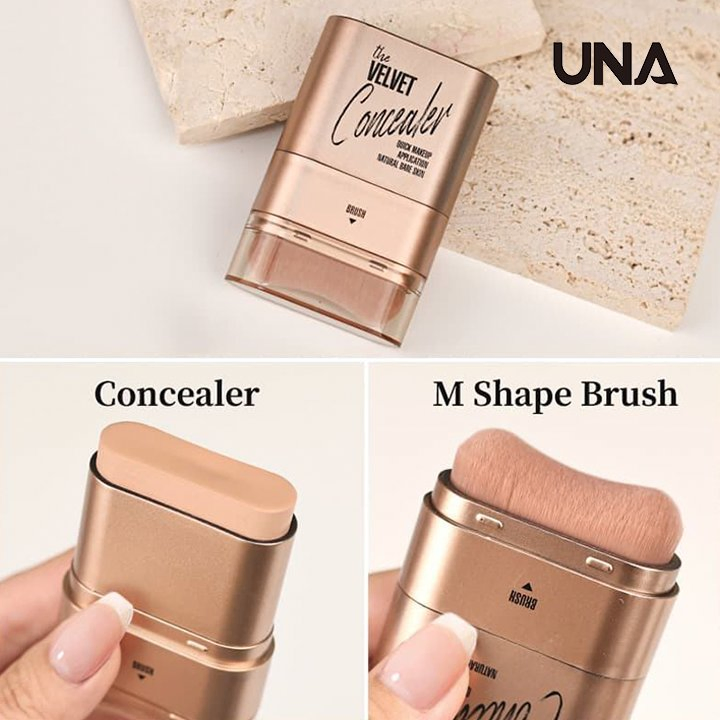 2-in-1 Custom Matte Foundation Concealer Mineral Full Coverage Stick with Oil-Control Brightening Effects Private Label Cream