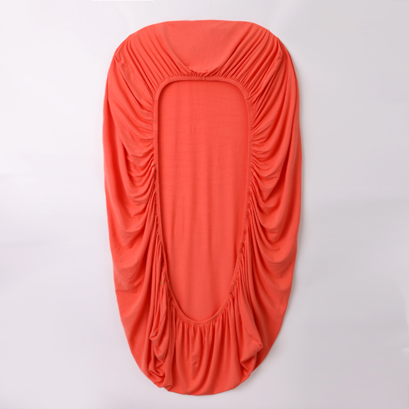 OEM Solid Color Bamboo Fiber Bedding Bedspread Crib Fitted Sheet